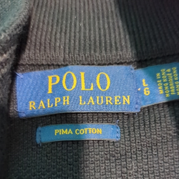 Polo by Ralph Lauren Black Zip-Up Sweater - Picture 6 of 6